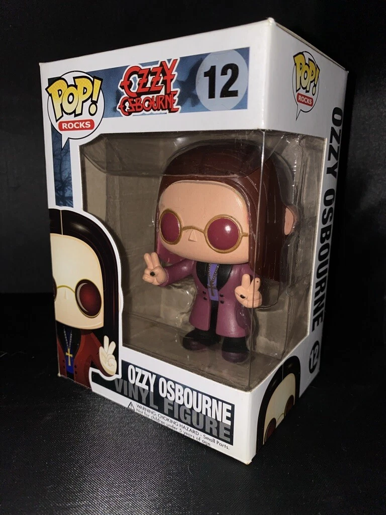 Funko POP Rocks OZZY OSBOURNE 12 RARE RETIRED 2011 w Protector