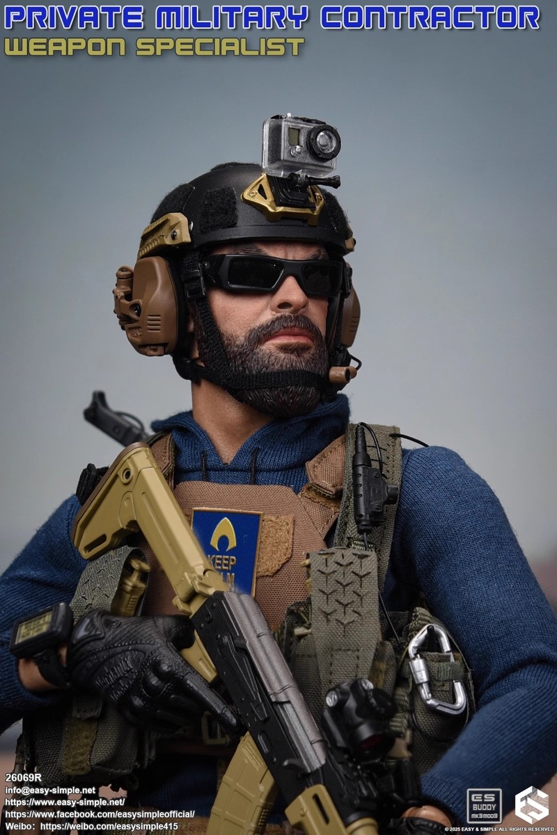 2 在庫処分品 Emerson エマーソン その他 ミリタリー詰め合わせセット ES 26069R 1/6th Private Military Contractor Weapon