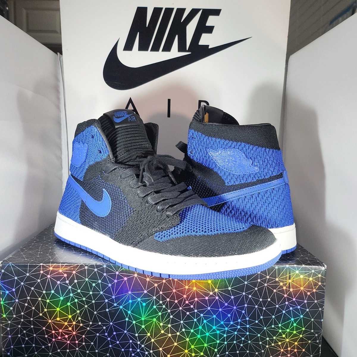 Jordan flyknit top royal blue