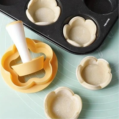 Blume Gebäck Teig Tamper Ausstecher Ei Tarte Backform Werkzeug UK