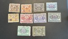 10 New York State Stock Transfer Stamps- Used, Some Hinged, Varying Condition — photo 1