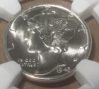 1943 D Mercury Dime 10c NGC MS 67 FB - FULL SPLIT BANDS - BLAST WHITE!