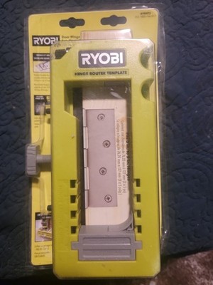 RYOBI Door Hinge Template Installation Kit Router Template Guide Stop Router Bit