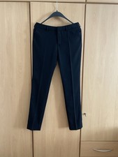 Saint Laurent Paris Women  s Wool  Silk Trousers - Made in Italy, Luxury Pants