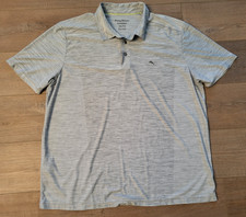 Tommy Bahama IslandZone Palm Coast Pro Golf Polo Shirt Mens Size XXL Silver 118