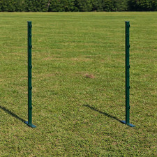 20 X GREEN 3FT POLY POSTS -  90cm 36' Electric Fencing Fence Stakes Pony Sheep