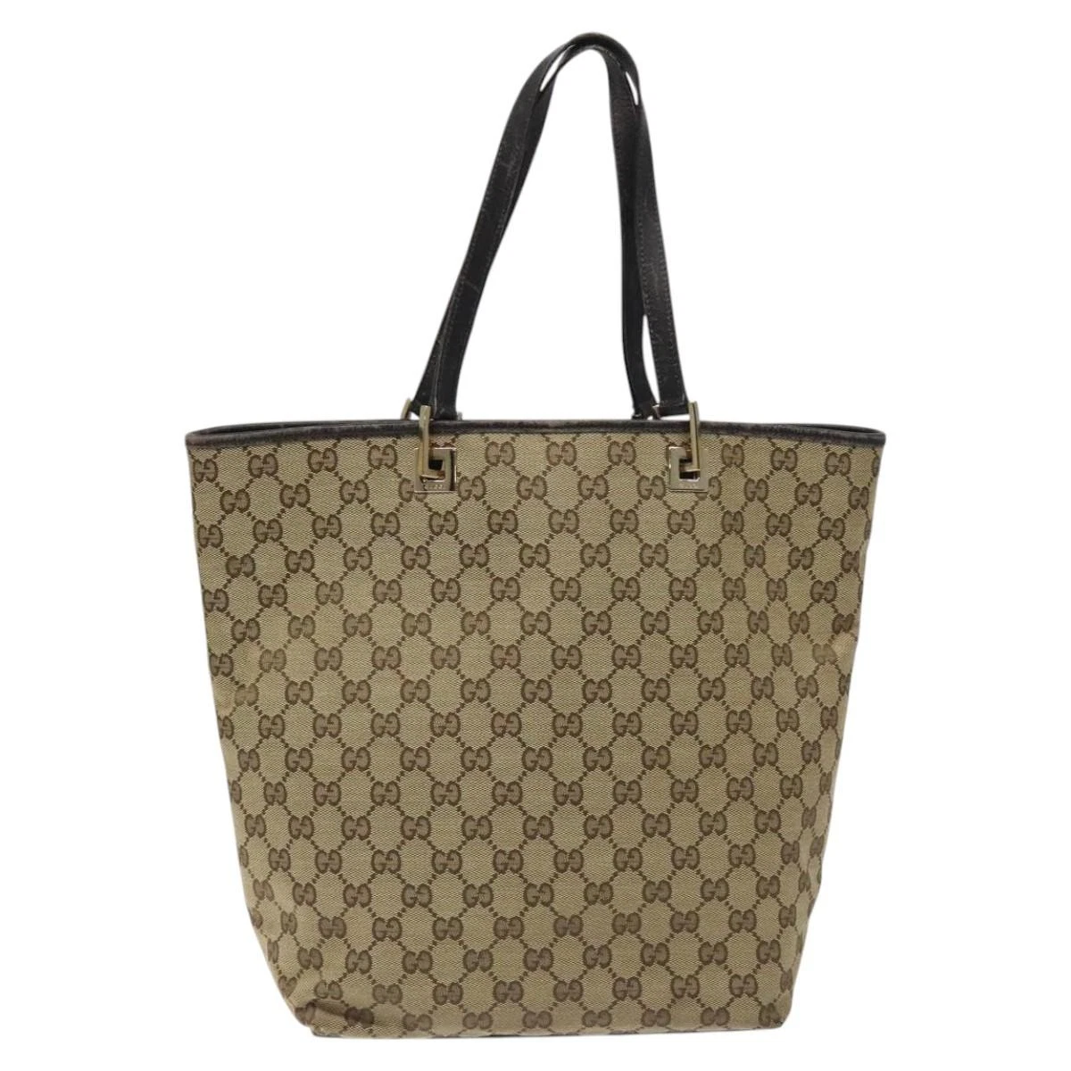 Sac fourre tout Gucci Gg toile beige toile authentique
