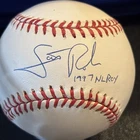 BASEBALL~SIGNED SCOTT ROLEN(HOF)~BECKETT AUTH~INSC. “1997 NL ROY”~NL BALL CUBE