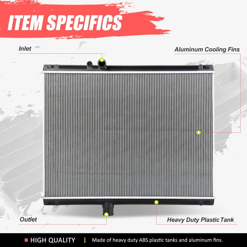 Radiador de 2 filas estilo OE para camión Mack FDM CX RD MR CH R CS200P revestimiento medio 85-05 Foto 2 de 4