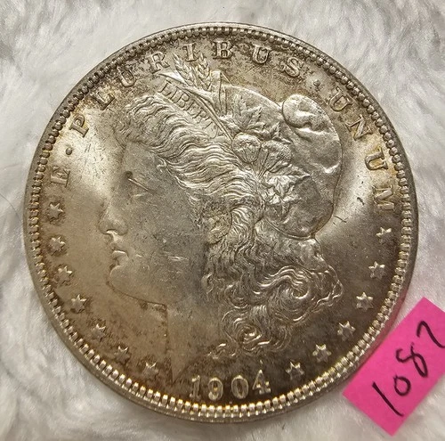 VIDEO 👀🔥GOLDEN TONED 🔥1904-O MORGAN SILVER DOLLAR $1 SEMI PL CARTWHEEL BU MS