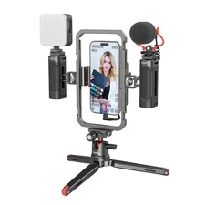 Universal Video Rig Kit for iPhone, Smartphone and Cameras, Stabilizer Rig w/...