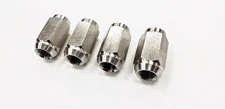 4-Pk 1/2" Solid 304 Stainless Steel Lug Nuts For Trailer Wheels 1/2-20 Thread