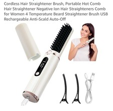 Wireless Straight Hair Comb Jc-888