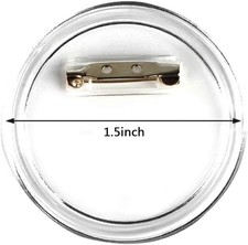 Clear Acrylic Button Badge Kit Handmade DIY Craft Supplies for DIY Crafts