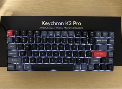Keychron K2 Pro US TKL Mechanical Keyboard Red Switch Wired JUNK