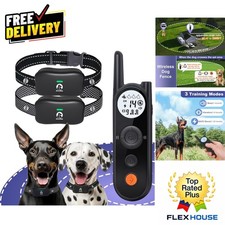 Humane Wireless Dog Fence Training System - 856 Acres for Large Medium Dogs