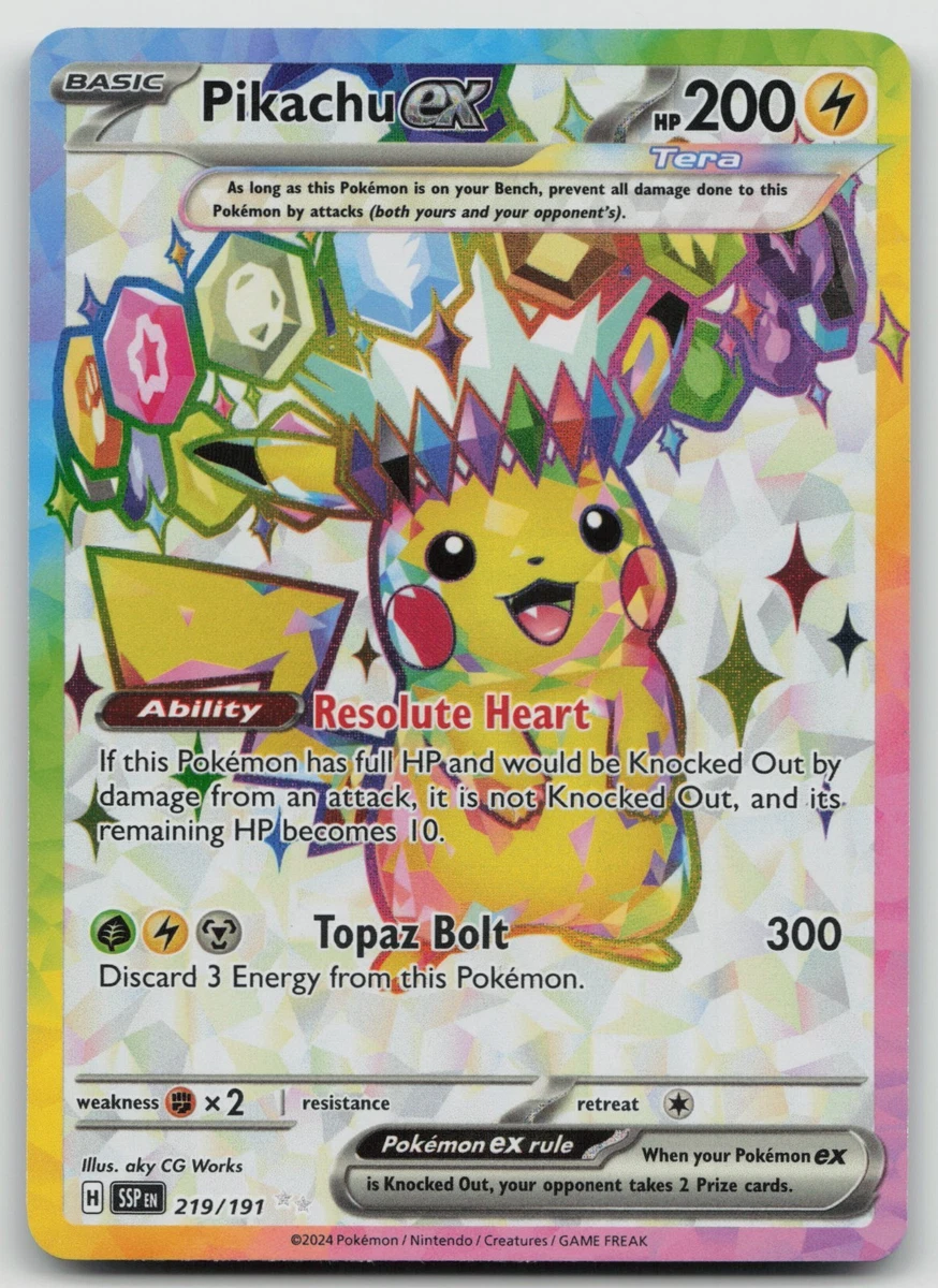 Pikachu Ex Pokémon TCG Cards for sale | eBay