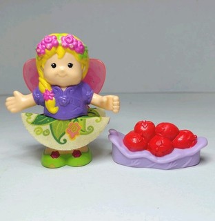 Fisher Price Little People Bendable Fairy Elf Girl Treehouse Basket Sarah Lynn