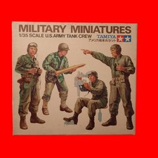 Tamiya 1/35 Military Miniatures US Tank Crew Model Kit Vintage Set Sealed Bags