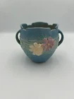 Roseville Blue Cosmos Vase 1939 #649-11"