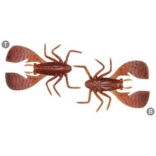 Megabass FUWABUG 1.8 inch EBIMISO RED FLAKE, 6 pcs., Lenght inch./cm 1.8''/4....