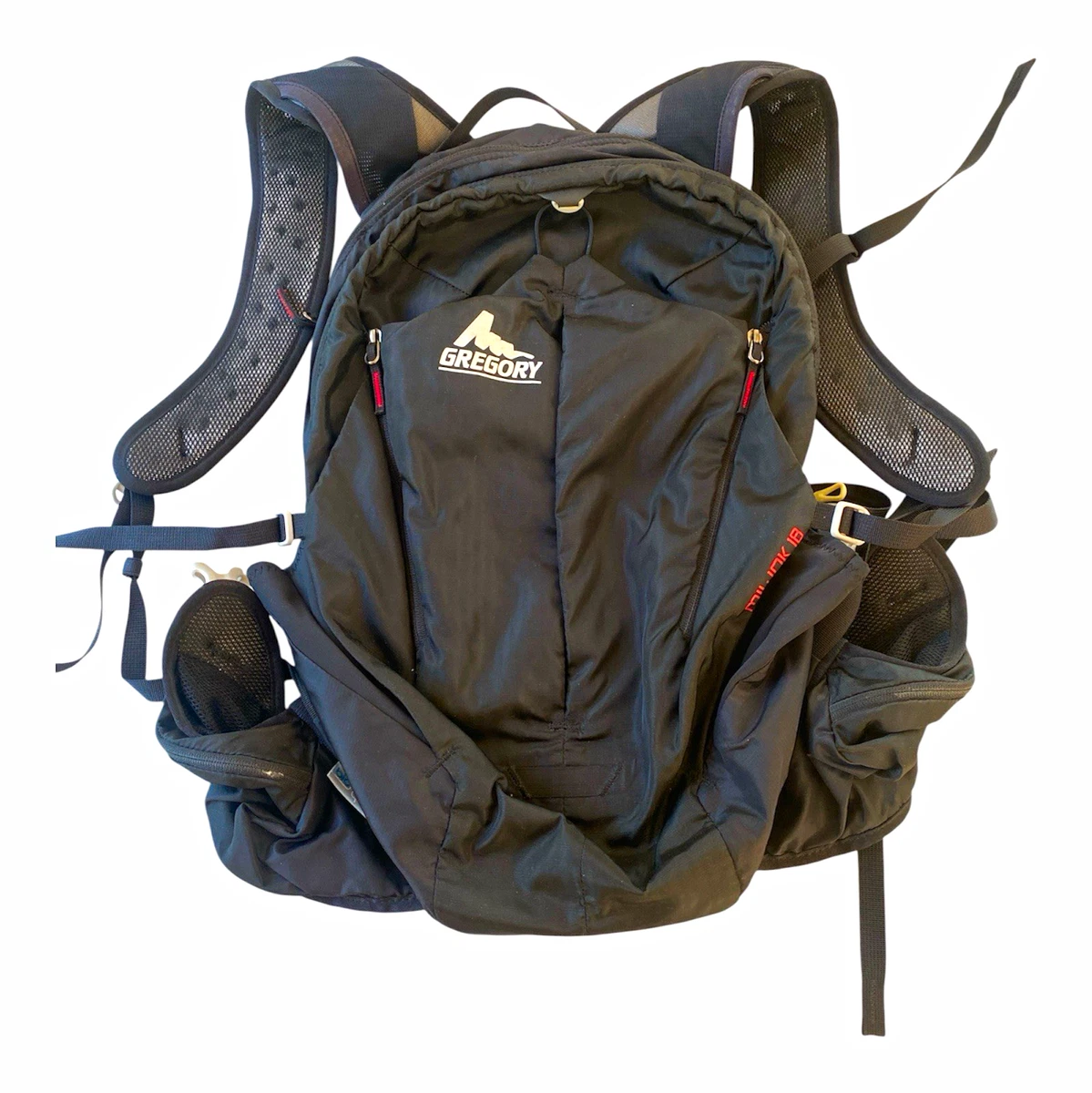 ebay gregory backpack (Day&Half) official Black Daypack [Japan import] Float A3 dynamic suspension system moves with your body to eliminate hot spots and the 3D mesh AirCushion backpanel provides cooling airflow between your body and the pack Gregory Gray Camping & Hiking