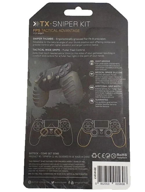 TX Sniper Kit Tactical Advantage Grips & Sniper Thumbs PlayStation New - Image 2 of 4