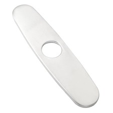 Stainless Steel Faucet Deck Plate, 10" Sink Hole Cover for Silver 10" - Arc