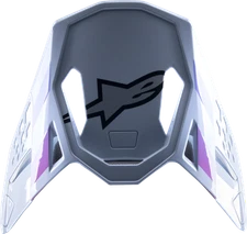 Alpinestars 8982723-9243 Supertech M10 Helmet Visor Daytona Haze Gray/Orange ...