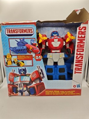 Transformers Optimus Prime Jumbo Jet Wing Racer 2-in-1 mit Bumblebee | Neu & OVP
