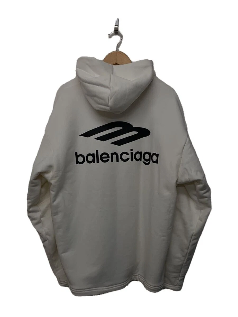 Felpa con cappuccio BALENCIAGA bianca 2 usata