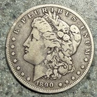 1890-O Morgan Silver Dollar, 90% US Coin, Circulated, New Orleans Mint