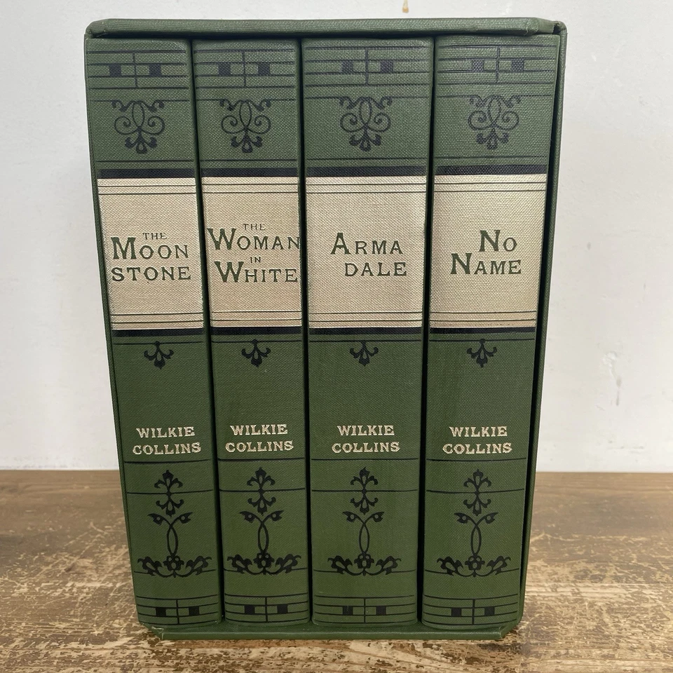 Willkie Collins Folio Society Box Set Four Mysteries Hardback Vintage - Image 2 of 4