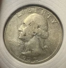 1932-S Washington Quarter - Details/Damaged - Genuine - Excellent Book Filler!
