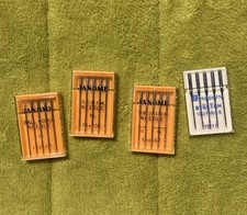 Janome Sewing Machine Needle Lot Denim Ball Point Stretch & Top Stitch Vintage