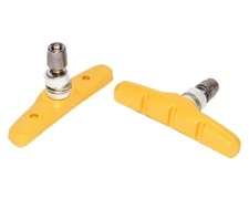 AltaLine V-Brake Bicycle 70mm Brake Shoes W/Nut Yellow.