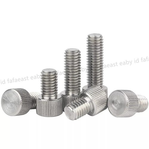 Tornillos de pulgar moleteados M2-M6 acero inoxidable apriete a mano pernos de perilla - Imagen 8 de 12