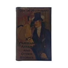 A Parisian Affair and Other Stories by Guy de Maupassant - Leather Covered Book