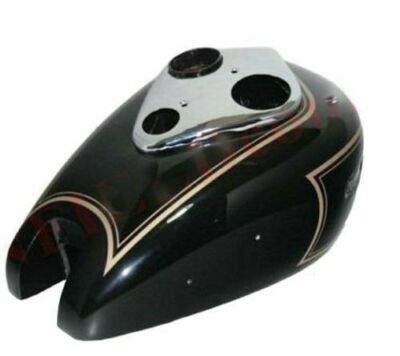 Ariel Square Four Red Hunter Black Golden Stripe Fuel Tank With