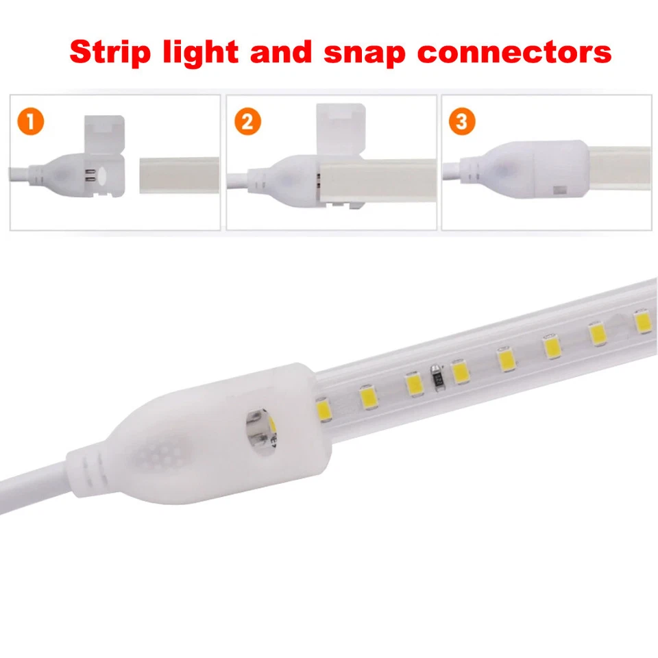 1-50m 110V LED Strip Light 2835 120LED/m Waterproof Flexible Rope Lights+US Plug - Image 3 of 4