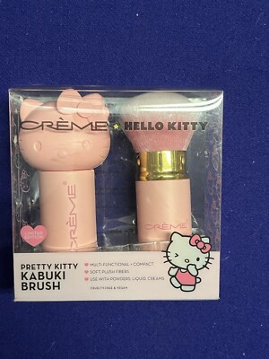 Sanrio Hello Kitty Retractable Kabuki Powder Makeup Brush Limited