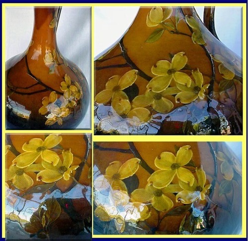 Antique Rookwood Signed K SHIRAYAMADANI 14 3/4 inch tall Pitcher Jug 1897 (2985) - Picture 5 of 5