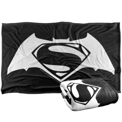 Superman Batman V Simple Logo Silky Touch Super Soft Throw Blanket