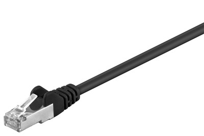CAT 5e Netzwerkkabel, F/UTP; CAT 5-2500 F/UTP SCHWARZ 25m