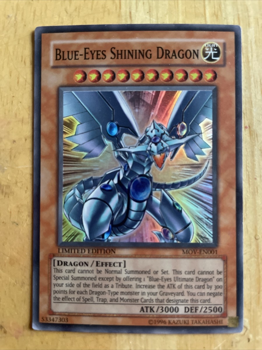 Yu-Gi-Oh! TCG Blue-Eyes Shining Dragon Yu-Gi-Oh! The Movie Promo Theater  Pack...