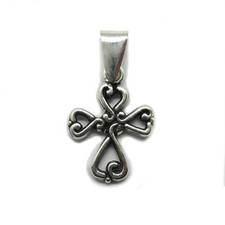 Genuine Sterling Silver Small Pendant Cross Hallmarked Solid 925 Nickel Free