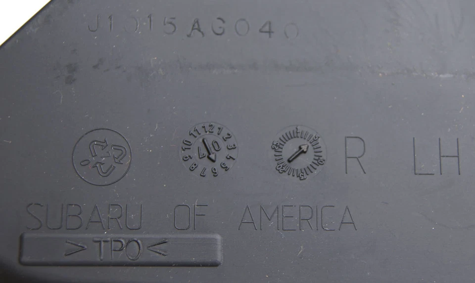 Guardabarros trasero izquierdo Harvest Gold J101SAG040EJ 2005-2009 para camioneta Subaru Outback Foto 2 de 4