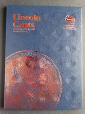 Whitman Lincoln Cents Penny Coin Folder 1975-2013 Number 3 Album Book 9033