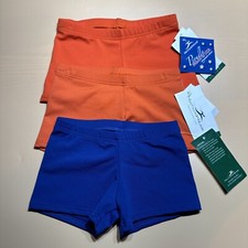 New Motionwear Gymnastics Dance Shorts Child Intermediate Small 6x-7 Lot Of 3