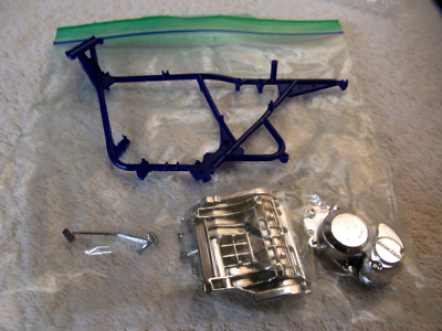 REVELL , KAWASAKI DRAGBIKE , 1/8 SCALE KIT INVENTORIED COMPLETE